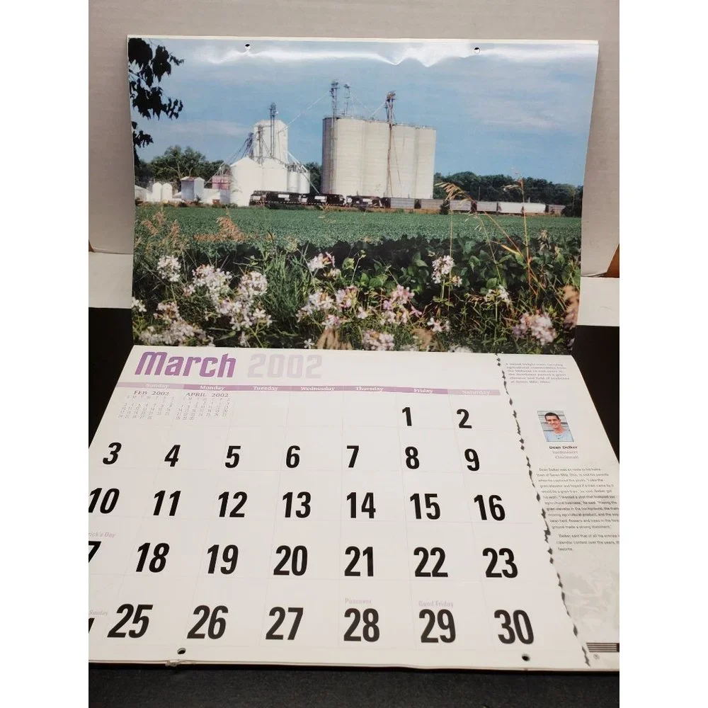 2002 Norfolk‎ Southern Railroad Calendar - Oversize
